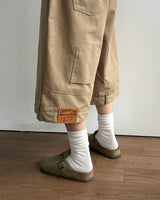 Log Bermuda Cotton Pants