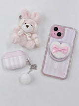 heart puff phone grip - normal