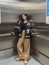 Beary Balloon Brushed Wide Pants