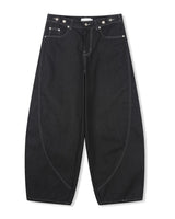 (UNISEX) カーブ ノンフェード デニムパンツ