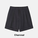 カーリド ターンアップハーフスラックス