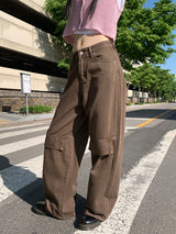 POINT BACK CLIP WIDE PANTS (3C)