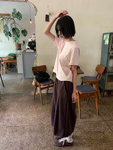 [unisex] アヒンピンテックバンディングバミューダパンツ