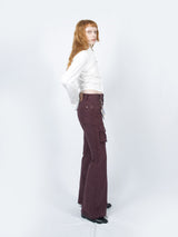 Crop Double Collar Shirts (White)