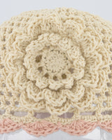 【MADE】Doyoubi Dimanche PeppoBBeBBo knitted beanie[Beige/Pink]