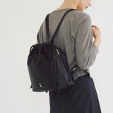 Sele Drawstring Backpack Medium Black