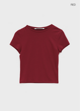 [MADE] ダビパテンセルラウンド半袖Tシャツ (Tencel 92%)