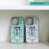 スターソフトコーンスマートフォンエポキシケース(mint color)