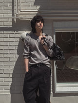 Kuro henry-neck long sleeves