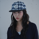 C Logo Check Cap (Blue Check)