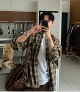  Ristolate Overfit Check Shirt