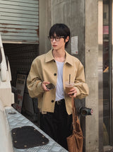 オータムカッティングクロップトレンチコート