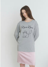 Love Cat Tee [gray]
