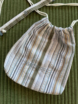 CROSS STITCH BAG  STRIPE SMALL