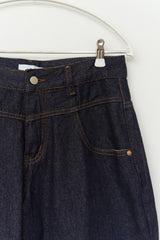 Blade Stitch Wide Denim