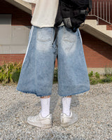 Labon Track Bermuda Denim Pants