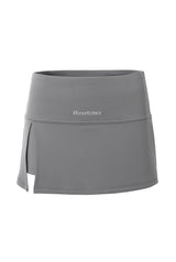 Athletic slit skirt - gray