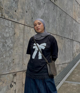 ボンリボンレースTシャツ ブラック
