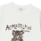 25SS DRAWING BEAR SHORT SLEEVE T-SHIRT CREAM