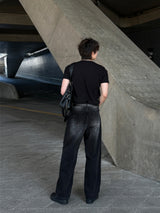 LMN リベット3ボタンワッフル半袖Tシャツ (3 colors)