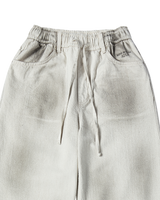 26SS WOMAN ダーティウォッシュドワイドデニムパンツ