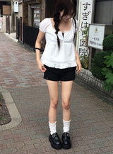 リブル ロールアップ アジャスト ショート パンツ