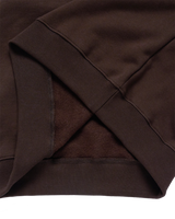25FW ベーシックロゴナッピングスウェットシャツ ダークブラウン