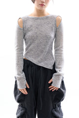 Gemma cut-out knit top