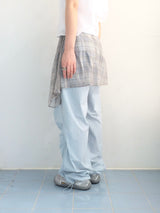 Natural Nylon Volume Pants
