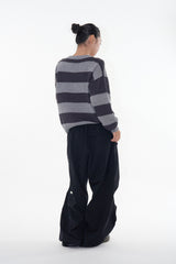 Moss stripe knit