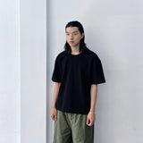 Relaxed Waffle-Knit Tee