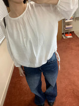Hour string blouse