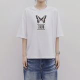 ホーリーバタフライオーバーフィット半袖Tシャツ_WHITE