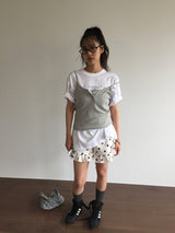 プドットフリルショーツ  (2color)