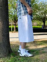 "ルクだけ" Label Bermuda Sweat Shorts