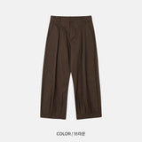 LMN デルトアンダーピンタックワイドパンツ (5 colors)