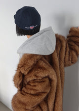 Maxi Raccoon Fake Fur Long Jacket Coat