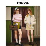muva. フォールドオーバー レトロ トートバッグ