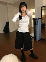 soru basic long T-shirt (3color)