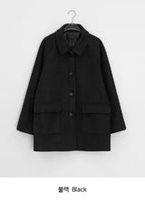 Pulky 2oz Quilted High Neck Half Coat