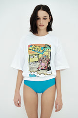 25SS シーサイドリゾートオパンチュウサギ半袖Tシャツ ホワイト