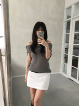 Vine Low-rise Mini Skirt (4 colors)
