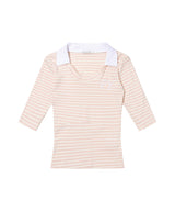 SOFT FANCY COLLAR TOP (PINK) F26QB045