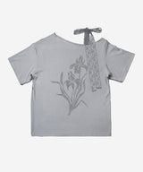 アイリスレースリボンTシャツ #Gray(灰)