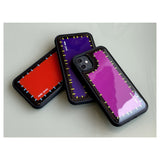 カラーポケット (purple) スマホケース (epoxy bumper)