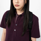 1/2 レギュラーサイドパネルPKティー (BURGUNDY)