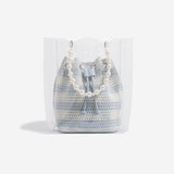 Two-way woven hollow bucket