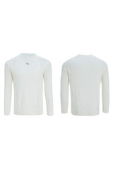 Ribbed Cotton Leather Patch Tee