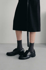 Streamlined Leather Derby Shoes