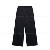 [Planned Product] Arty Damage Washing Wide Denim Pants